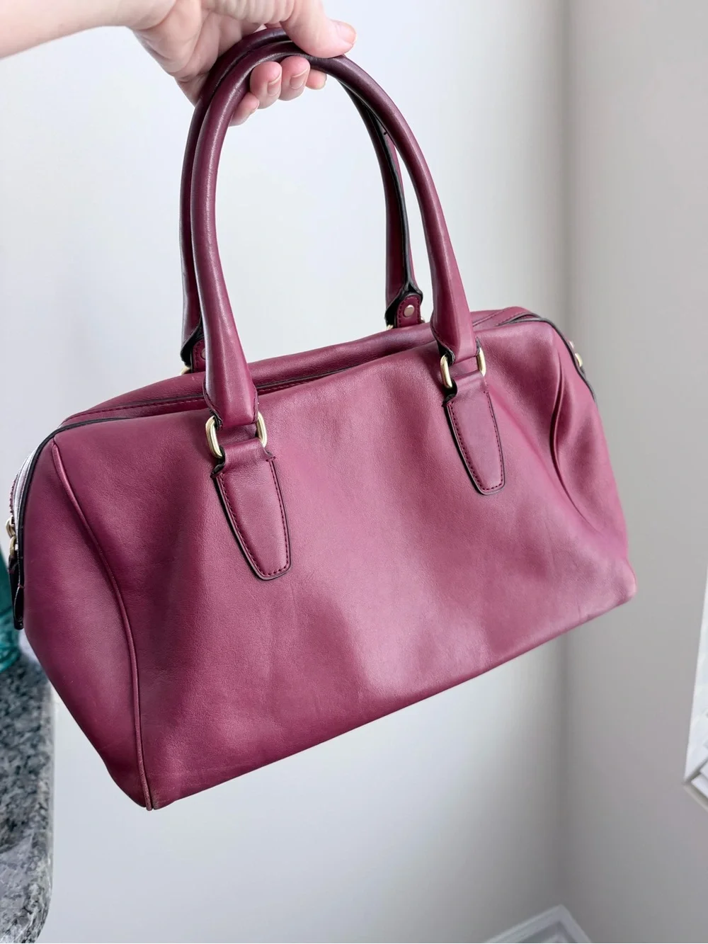 COACH Legacy Haley Leather Satchel 23574